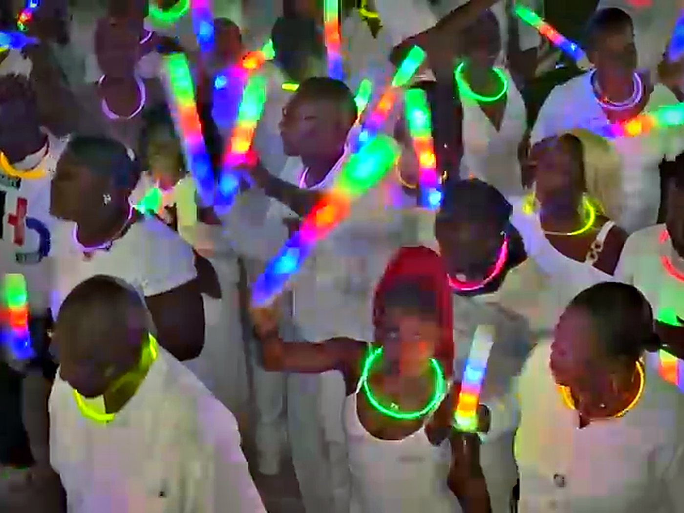 The celebration in full swing