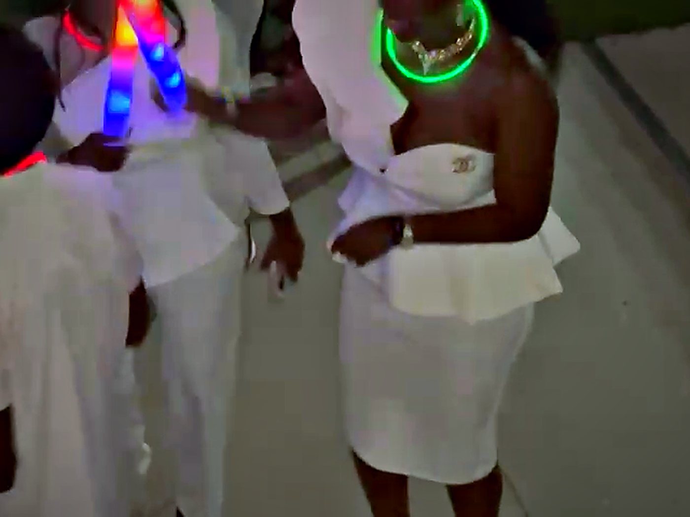 A couple on the dance floor